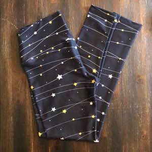 To The Moon & Back Navy Blue Yoga leggings